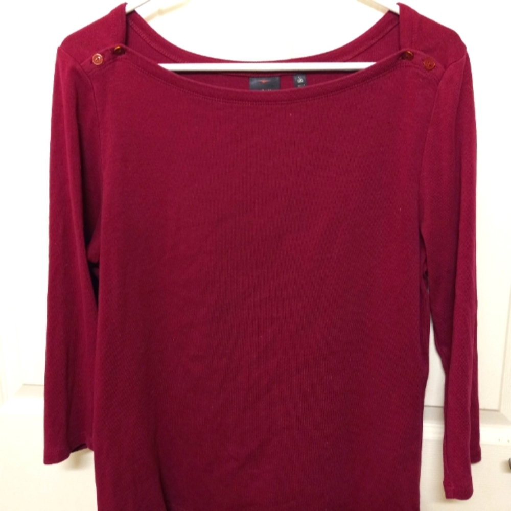 Ladies Maroon Sweater ~L